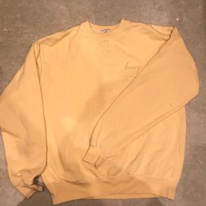 Lemon yellow sweater